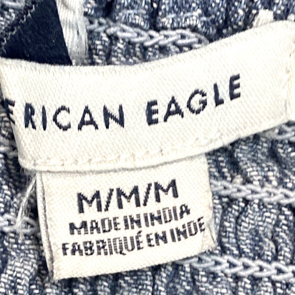 American‎ Eagle Jean Bra Crop Top M - Picture 3 of 3